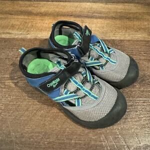 OshKosh B'gosh Toddler 11 Washable Sandals Hook & Loop Gorpcore FLAWS READ